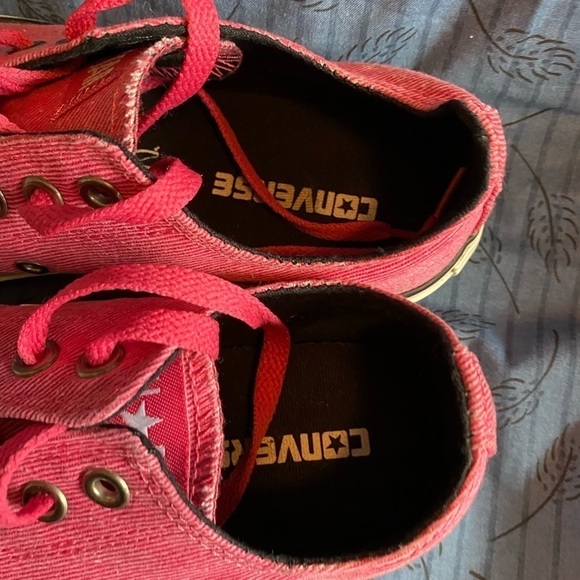 Converse all stars pink denim low size 7.5 - Picture 5 of 7